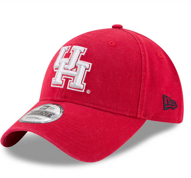 New Era Houston Cougars Red 920 Adjustable Cap (Blue Flag)