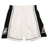 Lakers Swingman White Black Shorts 09