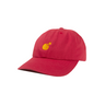 Solid Bomb Dad Hat Red