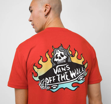 Vans Fuego Skeleton Logo Tee
