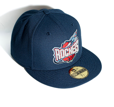 New Era Rockets Hardwood Classic Navy