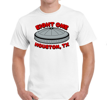 Eight One AstroDome Tee Red