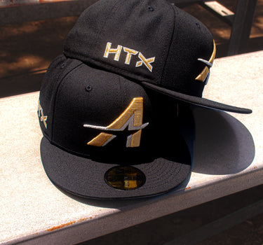 Eight One New Era Astros Black City Connect Metallic Gold