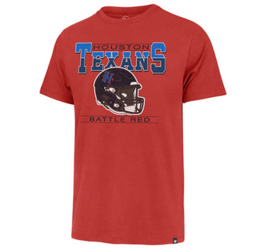 Houston Texans Racer Red Time Lock Franklin Tee