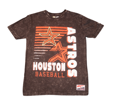 New Era Astros Stone Wash Black T-Shirt