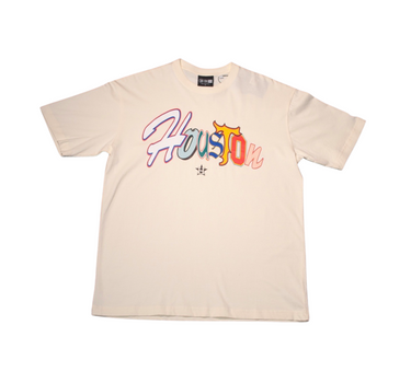 New Era Astros Houston Logo Cream T-Shirt