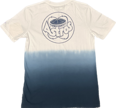 New Era Astros Throwback Dip Dye Cooperstown tee