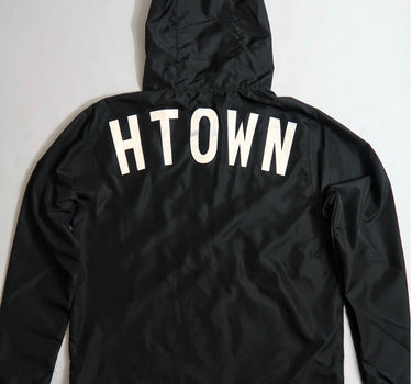 HTown Windbreaker  Reflective Logo Black