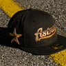 Eight One x New Era Astros Black Striped Script 