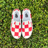 Slip On Leather Checker