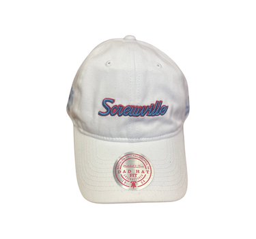 Screwville White Dad Hat